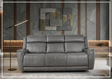 Klaussner Velisse Fabric Power Reclining Sofa With Adjustable Headrest