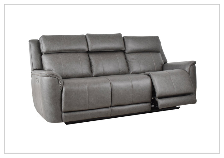 Klaussner Velisse Fabric Power Reclining Sofa With Adjustable Headrest