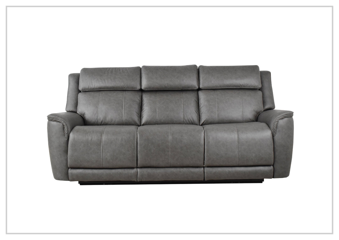 Klaussner Velisse Fabric Power Reclining Sofa With Adjustable Headrest