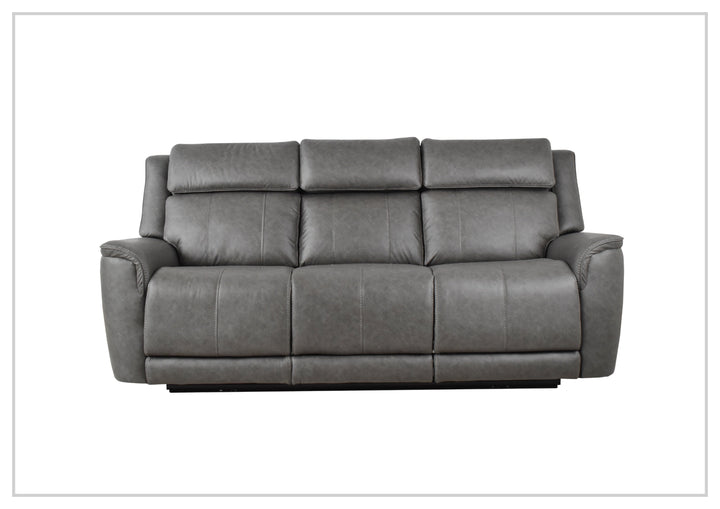 Klaussner Velisse Fabric Power Reclining Sofa With Adjustable Headrest