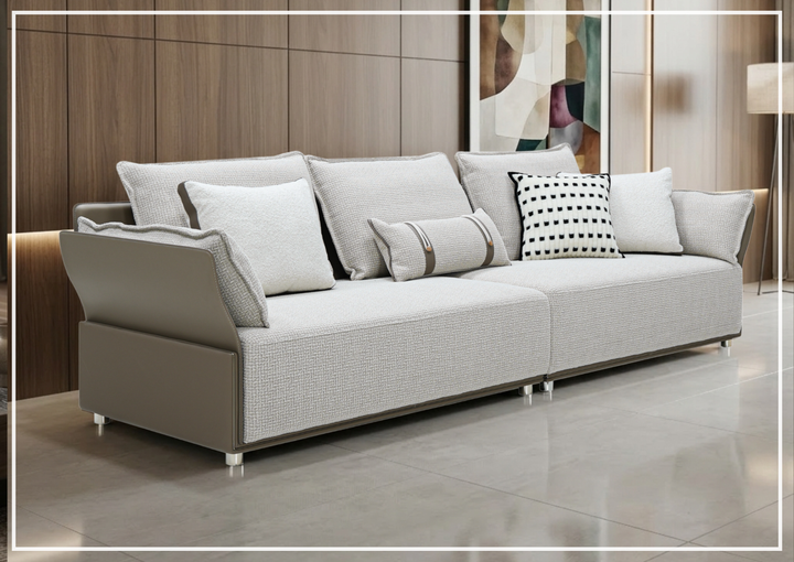 Klaussner Velluto 4-Seater Sofa in Beige