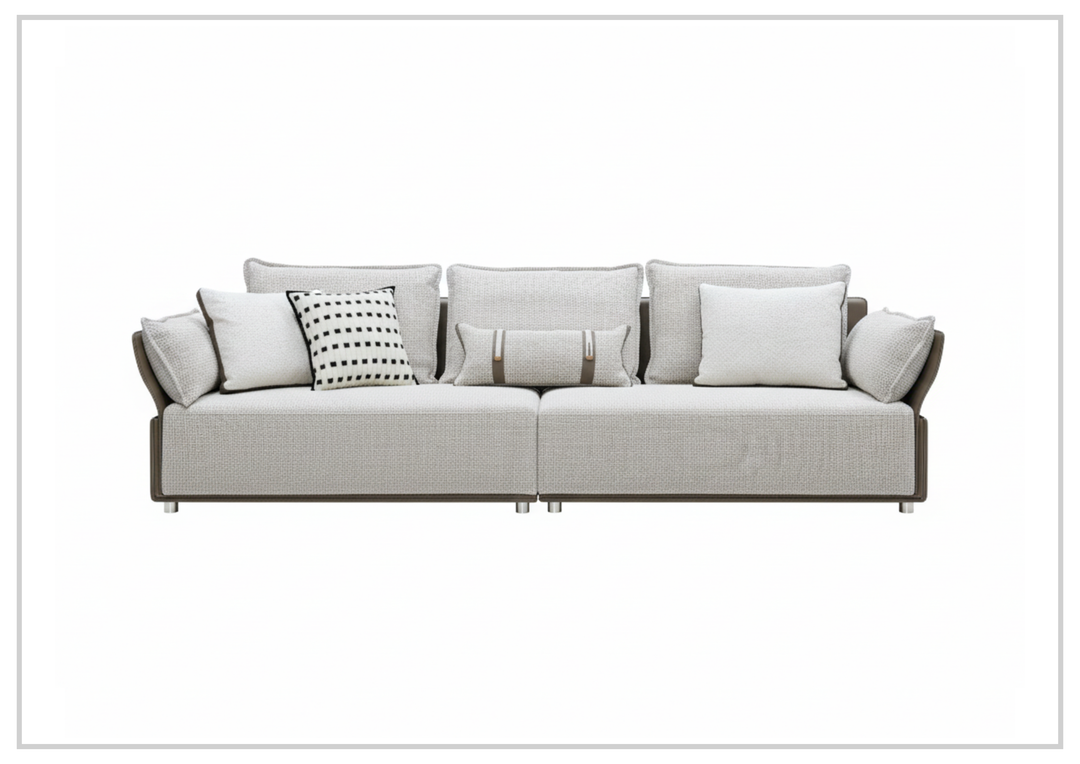 Klaussner Velluto 4-Seater Sofa in Beige-SOFABED