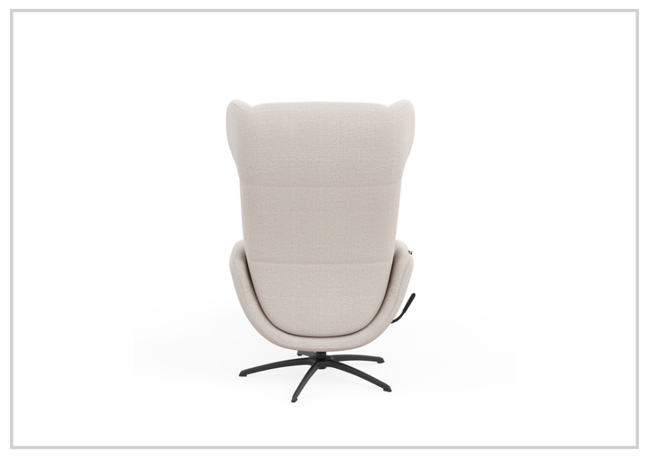 Fjords Stella Recliner Chair and Ottoman With Rocking Glide Swivel Base