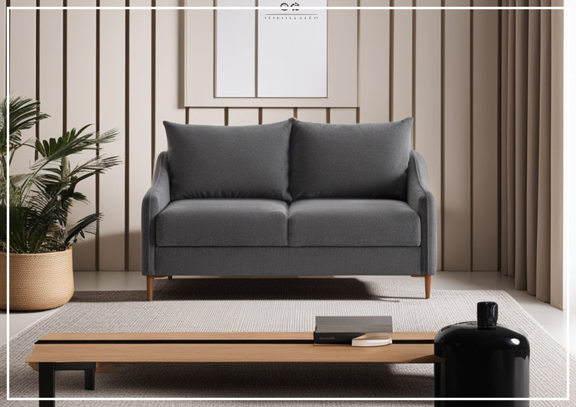 Ethos Fabric Sleeper Sofa in Multiple Sizes With Nest Mechanism