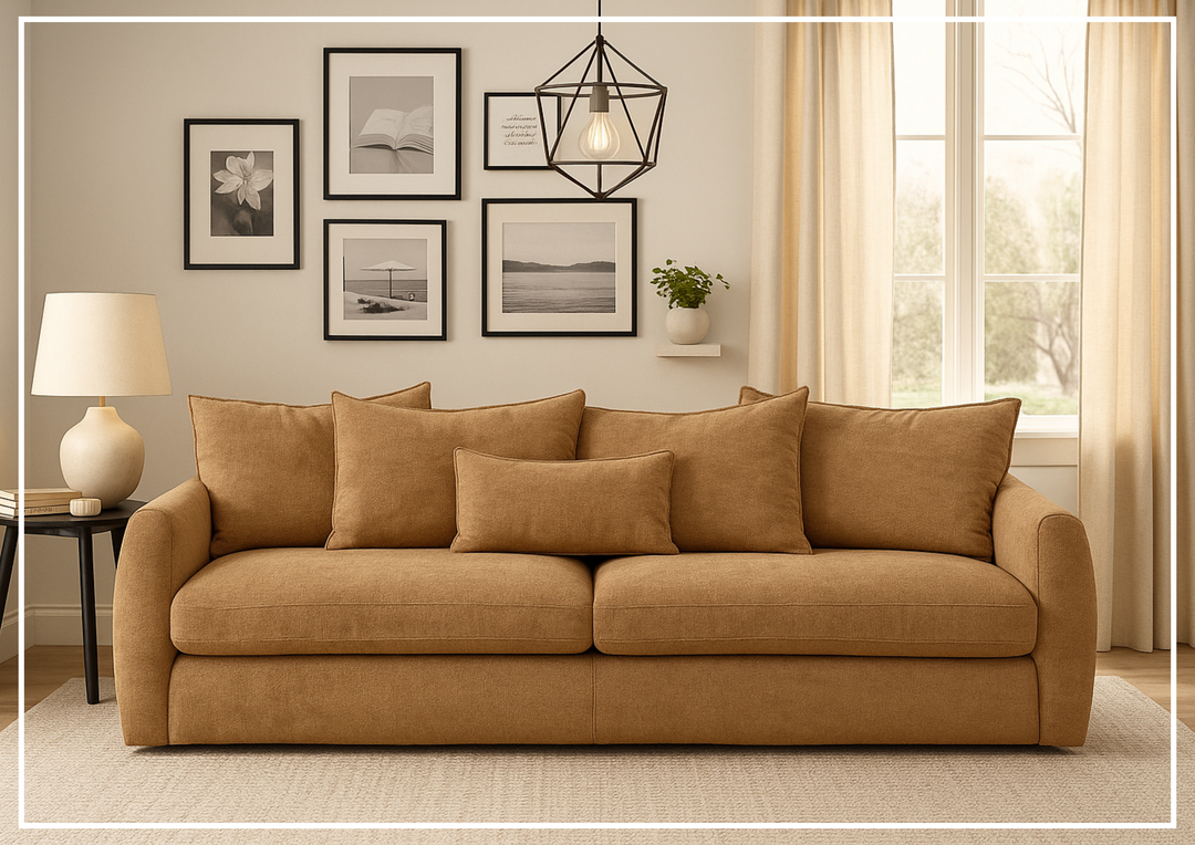 Luonto Winslow Stationary Fabric Cot Sofa Day Bed-SOFABED