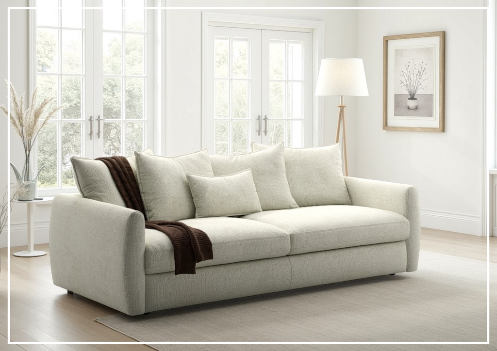 Luonto Winslow Stationary Fabric Cot Sofa Day Bed-SOFABED