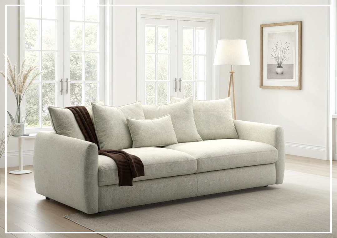 Luonto Winslow Stationary Fabric Cot Sofa Day Bed-SOFABED
