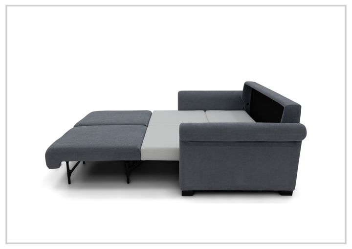 Klaussner Winslowe Rolled Arm Fabric Sleeper Sofa-SOFABED