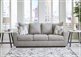 Gio Italia Silvano 3 Seater Fabric Sofa in gray