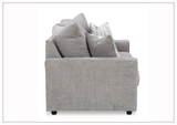 Gio Italia Silvano 3 Seater Fabric Sofa in gray