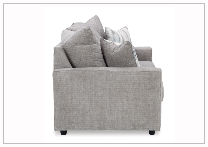 Gio Italia Silvano 3 Seater Fabric Sofa in gray