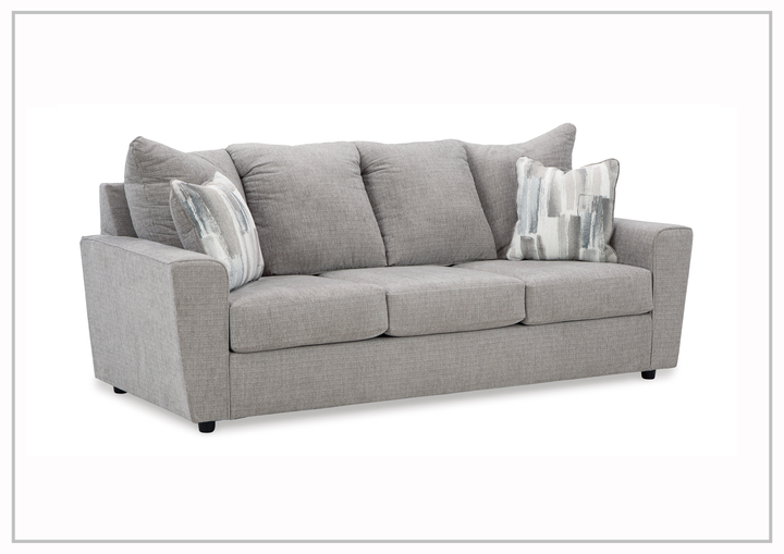 Gio Italia Silvano 3 Seater Fabric Sofa in gray