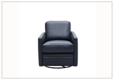 Gio Italia Home Torin Leather Glider Swivel Chair-SOFABED