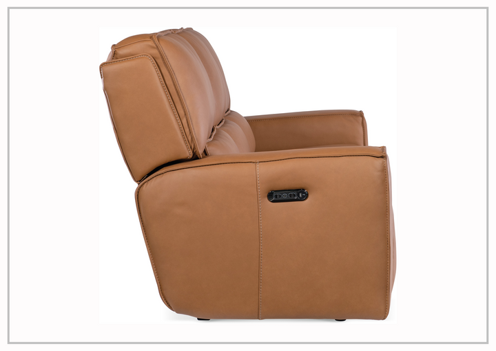 Hooker Furniture Miles Zero Gravity Power Recliner Leather Sofa