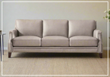Hydeline Camano Brown Premium Leather 3-Seater Sofa