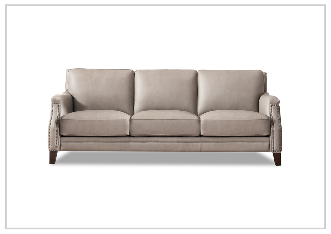 Hydeline Camano Brown Premium Leather 3-Seater Sofa