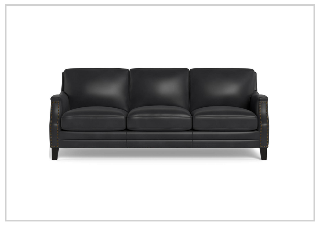 Hydeline Camano Brown Premium Leather 3-Seater Sofa