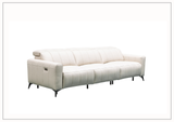 Klaussner Capri 3-seater Beige Leather Power Reclining Sofa
