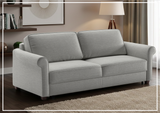 Luonto Charleston Fabric King Sleeper Sofa in Gray Goose Color