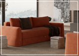 Innovation Living Cone 2-Seater Fabric Sleeper Sofa-SOFABED