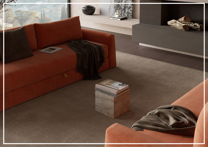 Innovation Living Cone 2-Seater Fabric Sleeper Sofa-SOFABED