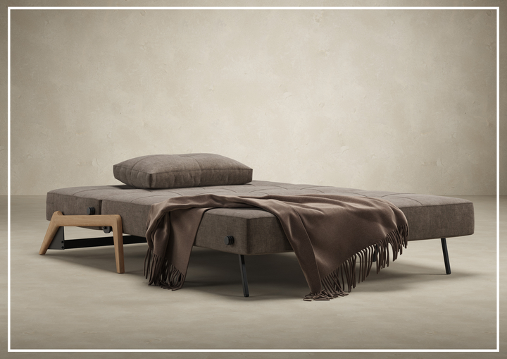 Innovation Living Cubed Fabric 2-Seater Queen Sized Sleeper Sofa