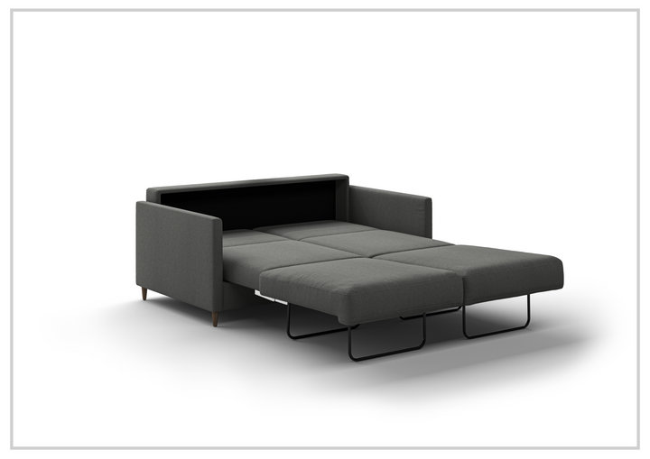 Luonto Elfin Fabric Queen Sleeper Sofa with Chrome or Wood Legs