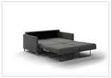 Luonto Elfin Fabric Queen Sleeper Sofa with Chrome or Wood Legs