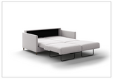 Luonto Elfin Fabric Queen Sleeper Sofa with Chrome or Wood Legs