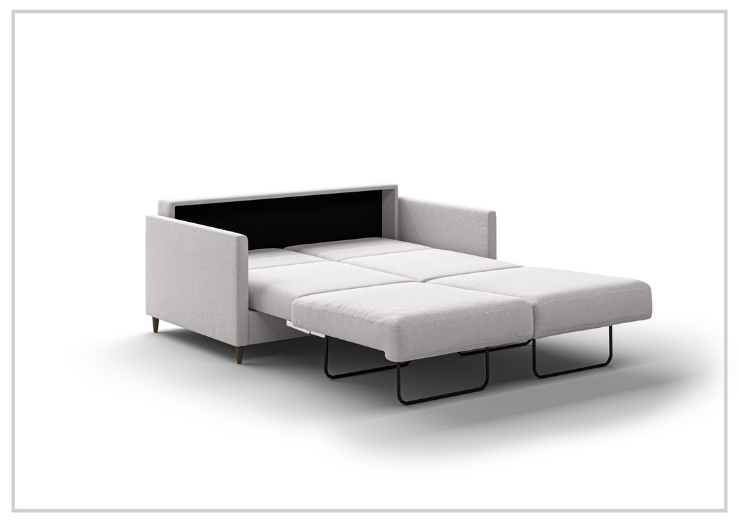 Luonto Elfin Fabric Queen Sleeper Sofa with Chrome or Wood Legs
