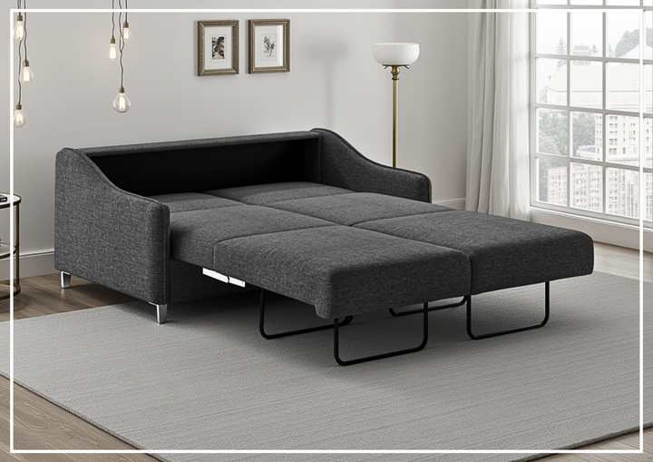 Luonto Ethos Fabric Queen Sleeper Sofa in Two Gray Color Options