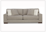 Gio Italia Modena 3 seater Fabric Sofa in  Beige
