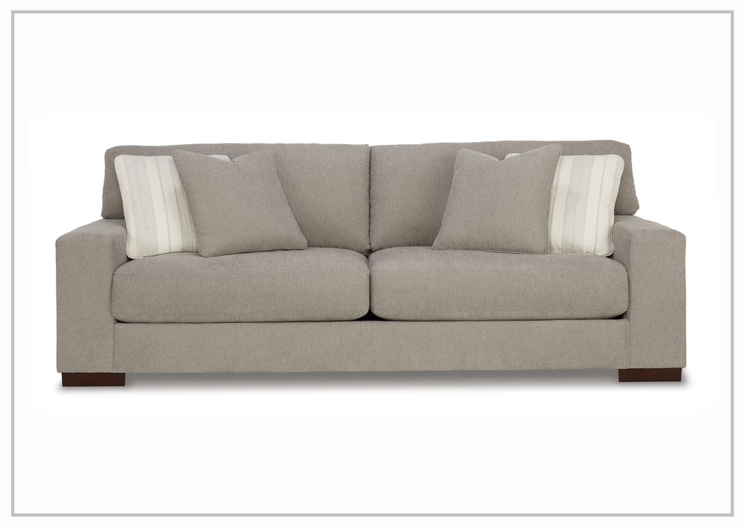 Gio Italia Modena 3 seater Fabric Sofa in  Beige