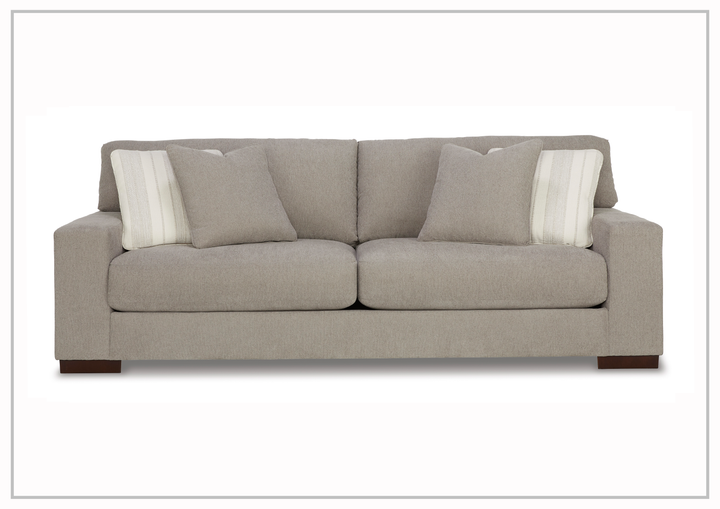 Gio Italia Modena 3 seater Fabric Sofa in  Beige