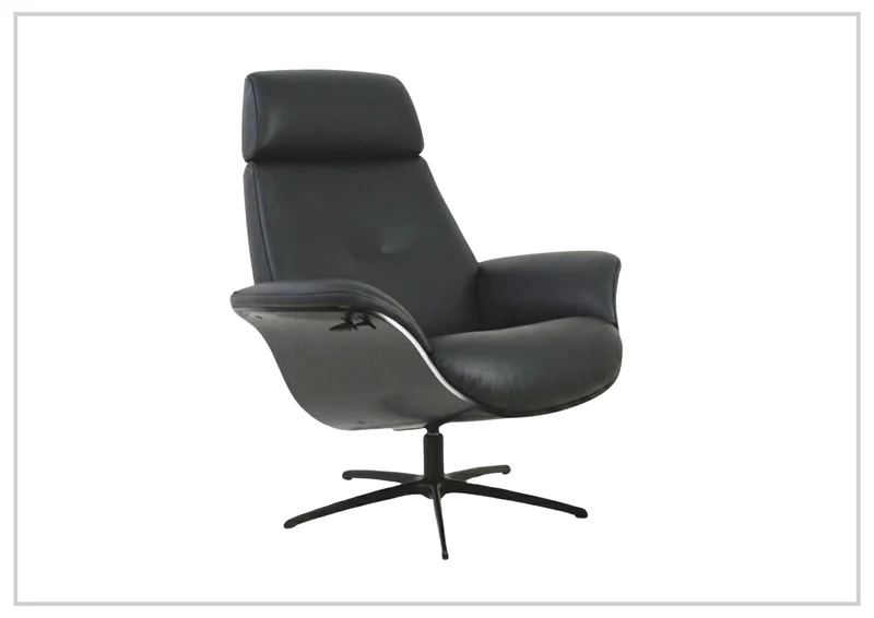 Fjords Falcon Manual Recliner Chair with Swivel Base & Footstool-Sofabed