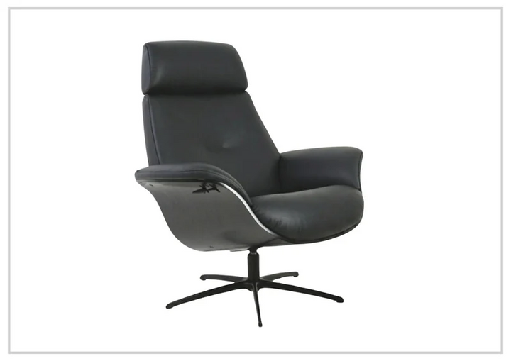 Fjords Falcon Manual Recliner Chair with Swivel Base & Footstool-Sofabed