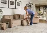 Fjords Nordic Rest Luna Queen Sleeper sofa-SOFABED