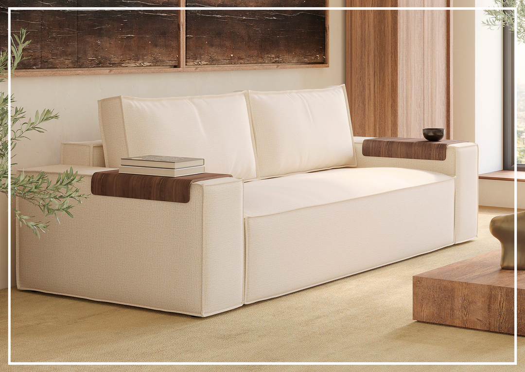Innovation Living Newilla 2-Seater Fabric Sofa Bed-SOFABED