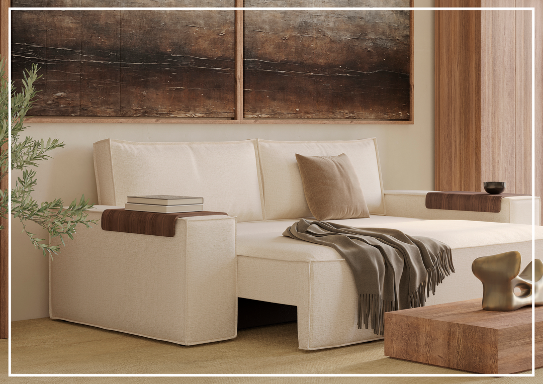 Innovation Living Newilla 2-Seater Fabric Sofa Bed-SOFABED