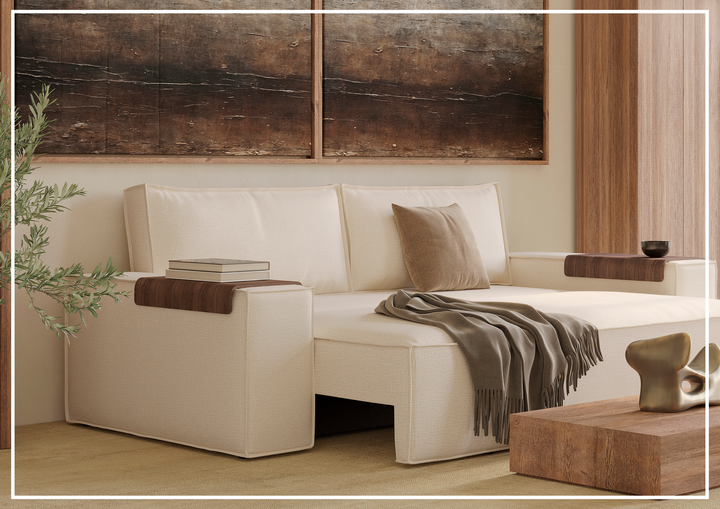 Innovation Living Newilla 2-Seater Fabric Sofa Bed-SOFABED