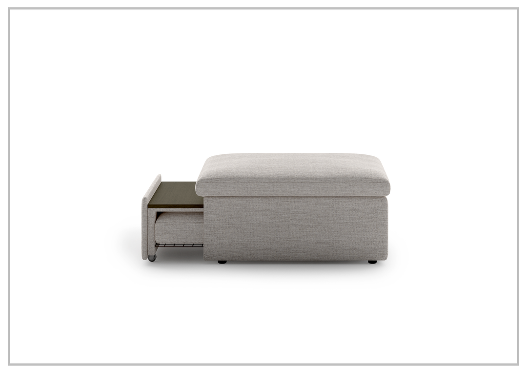 Luonto Otto Cot Size Sleeper Ottoman With Drawer Function-SOFABED