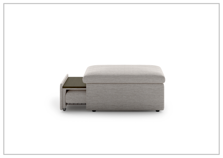 Luonto Otto Cot Size Sleeper Ottoman With Drawer Function-SOFABED