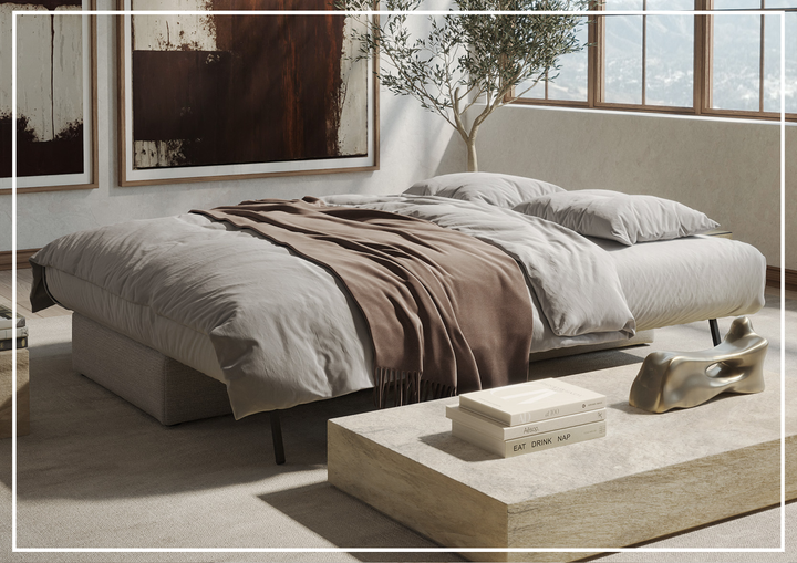 Innovation Living Osvald 2-Seater Fabric Sleeper Sofa