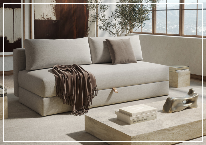 Innovation Living Osvald 2-Seater Fabric Sleeper Sofa