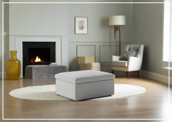 Luonto Otto Cot Size Sleeper Ottoman With Drawer Function-SOFABED