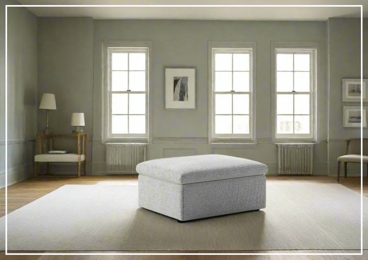 Luonto Otto Cot Size Sleeper Ottoman With Drawer Function-SOFABED