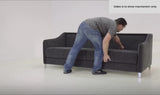 Luonto Ethos Fabric Full XL Sleeper Sofa in Two Gray Color Options