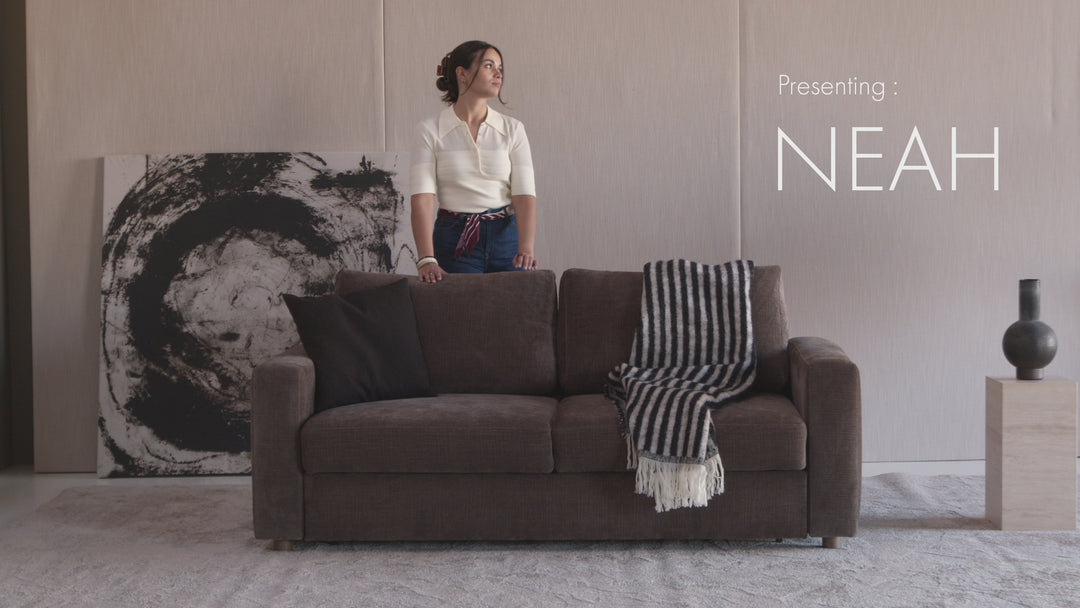 Innovation Living Neah Fabric 2-Seater Queen-Sized Sleeper Sofa