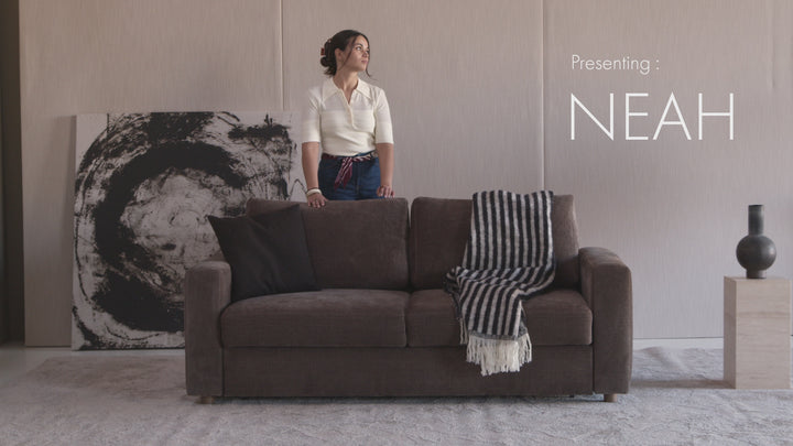 Innovation Living Neah Fabric 2-Seater Queen-Sized Sleeper Sofa
