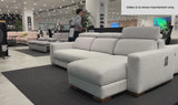 Luonto Elliot Queen Fabric Sectional Sofa Sleeper With Reversible Chaise-SofaBed